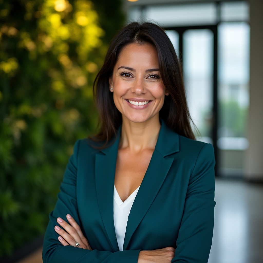 Ana Rodríguez, Product Lead at Movlixe, professional woman in business attire